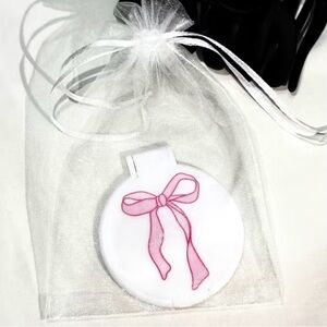Pink Bow Mini Pocket Mirror